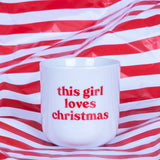 Frau Hansen - Becher Christmas Girl - ROSA ECK