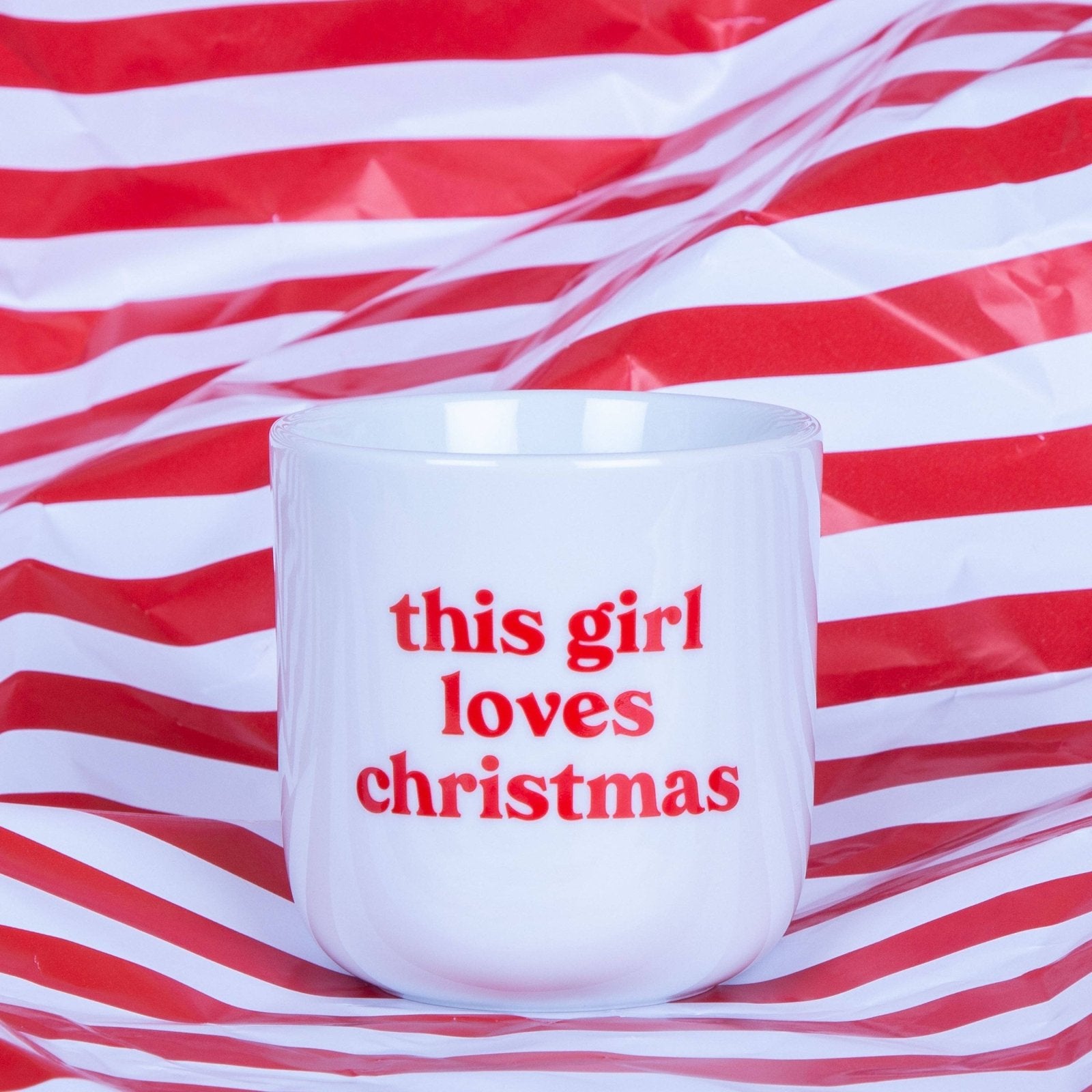 Frau Hansen - Becher Christmas Girl - ROSA ECK