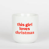 Frau Hansen - Becher Christmas Girl - ROSA ECK