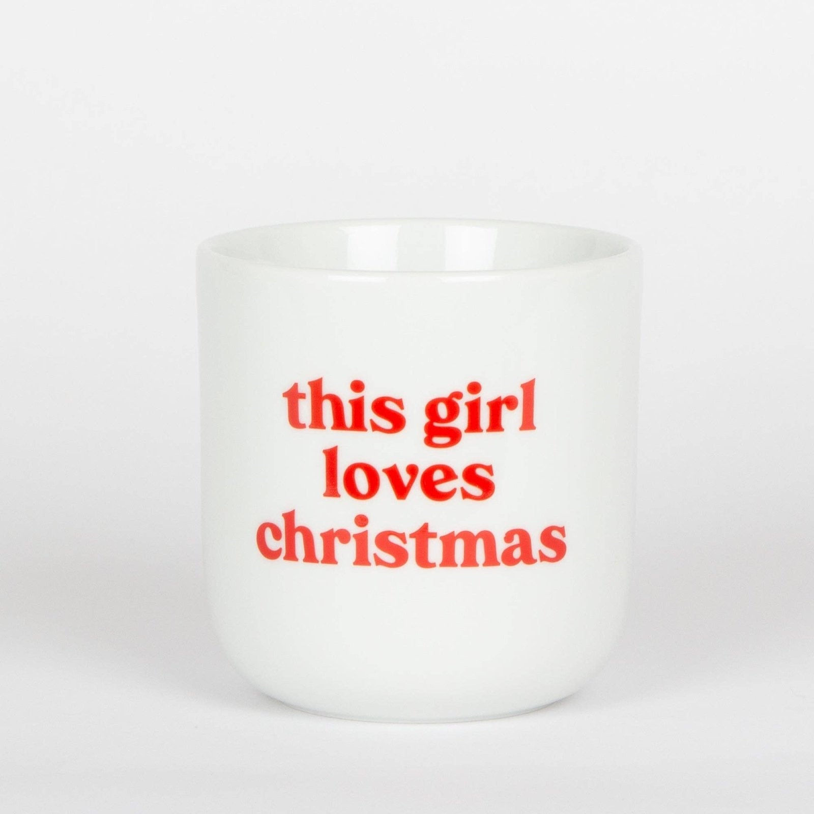 Frau Hansen - Becher Christmas Girl - ROSA ECK