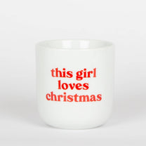 Frau Hansen - Becher Christmas Girl - ROSA ECK