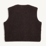 Happymess Merino Weste Chocolate Brown