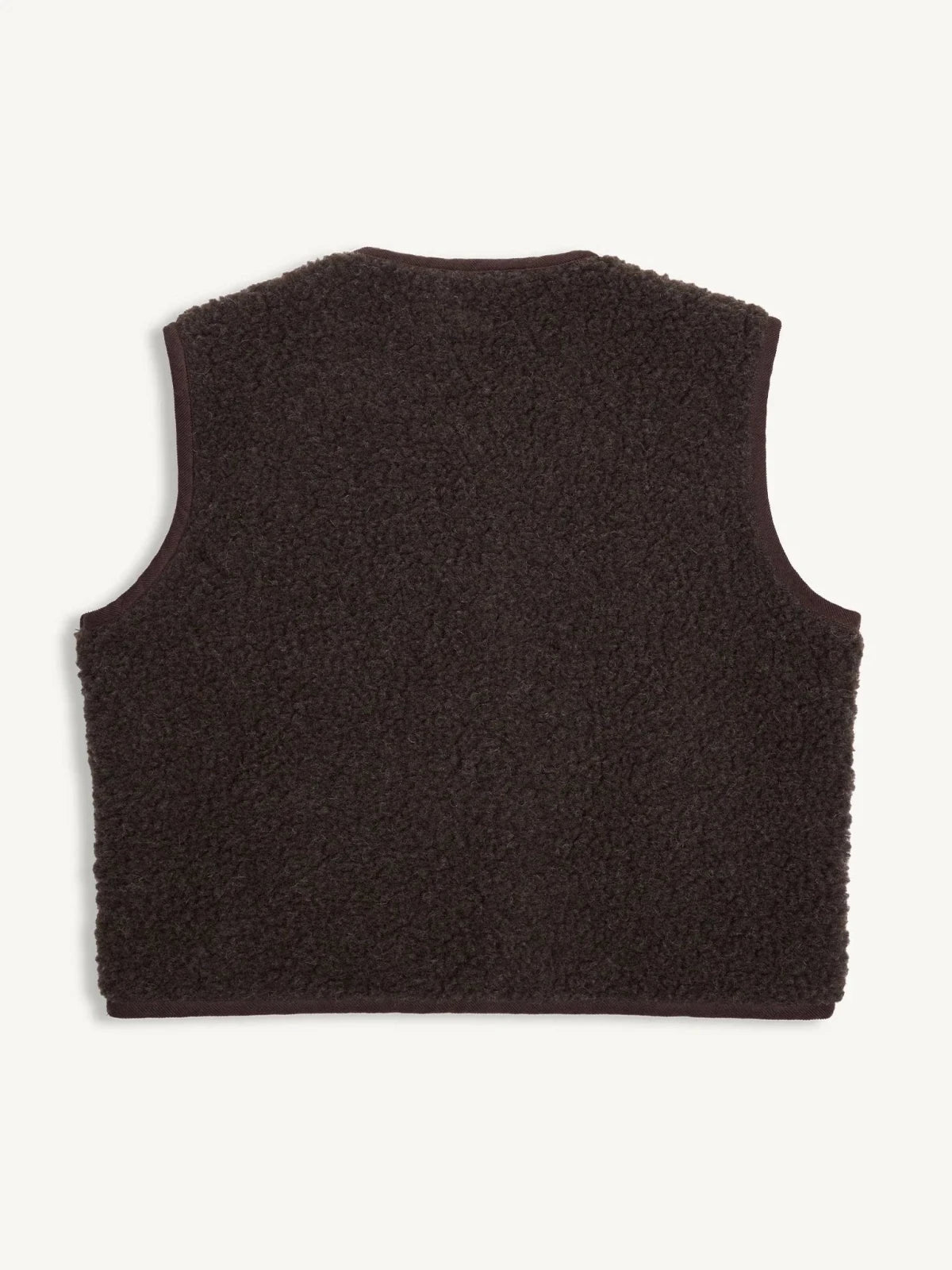 Happymess Merino Weste Chocolate Brown