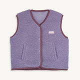 Happymess Merino Weste Lilac Cloud
