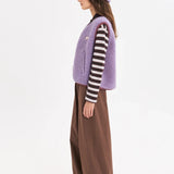 Happymess Merino Weste Lilac Cloud