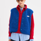Happymess Merino Weste Cobalt