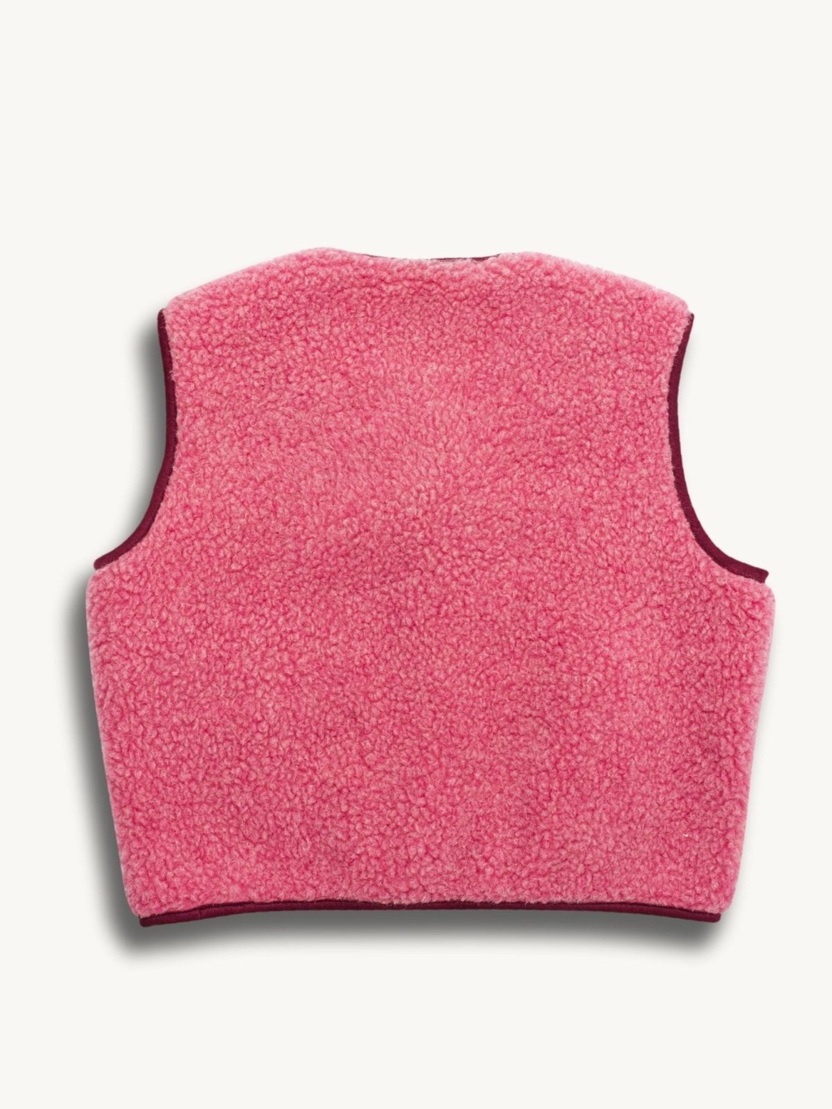 Happymess Merino Weste Dusty Pink