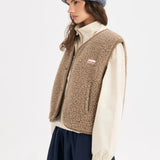 Happymess Merino Weste Hazelnut