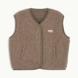 Happymess Merino Weste Hazelnut