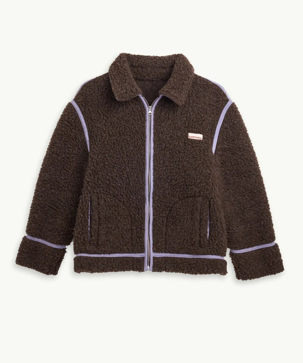 Happymess - Wolljacke aus Merinowolle • chocolate brown - Jacke - ROSA ECK