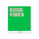 HERR&FRAUHEMPEL - GOOD VIBES Schwammtuch - ROSA ECK - , ,