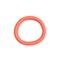 HERR&FRAUHEMPEL - LULU Haargummi • rosa - neonorange - ROSA ECK