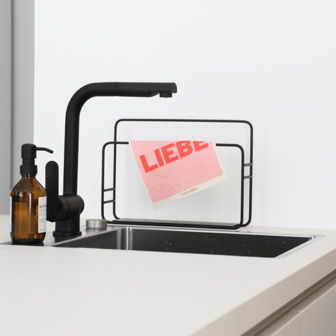 HERR&FRAUHEMPEL - OH HAPPY DAY Schwammtuch - ROSA ECK - , ,