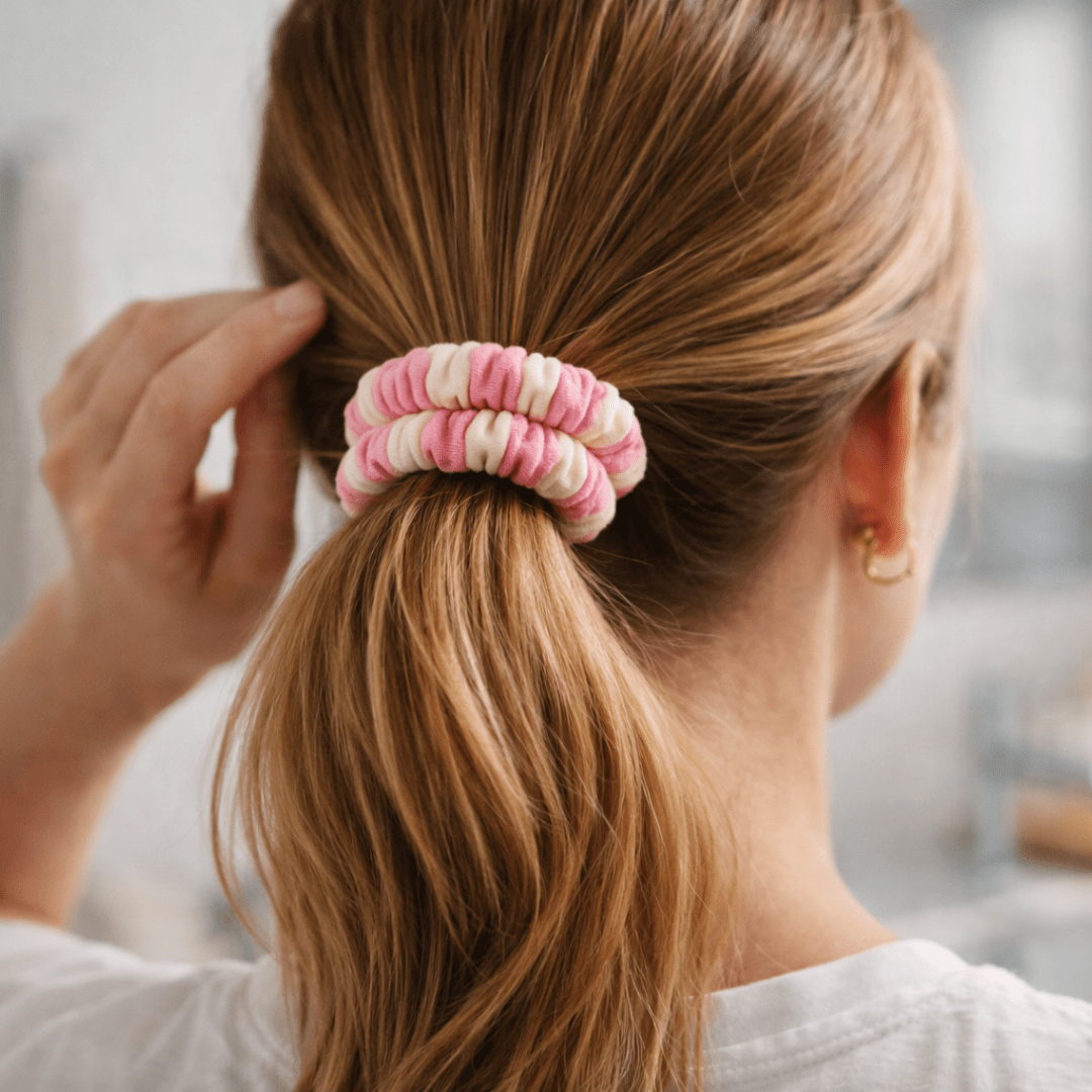HERR&FRAUHEMPEL - SISI Haargummi • Beige Pink - ROSA ECK