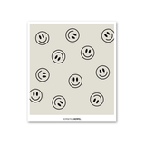 HERR&FRAUHEMPEL - SMILEYS Schwammtuch - ROSA ECK - , ,