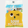 HEY YUM! - SOUR FLOWER Bio - Fruchtgummis – sauer (50 g) - ROSA ECK