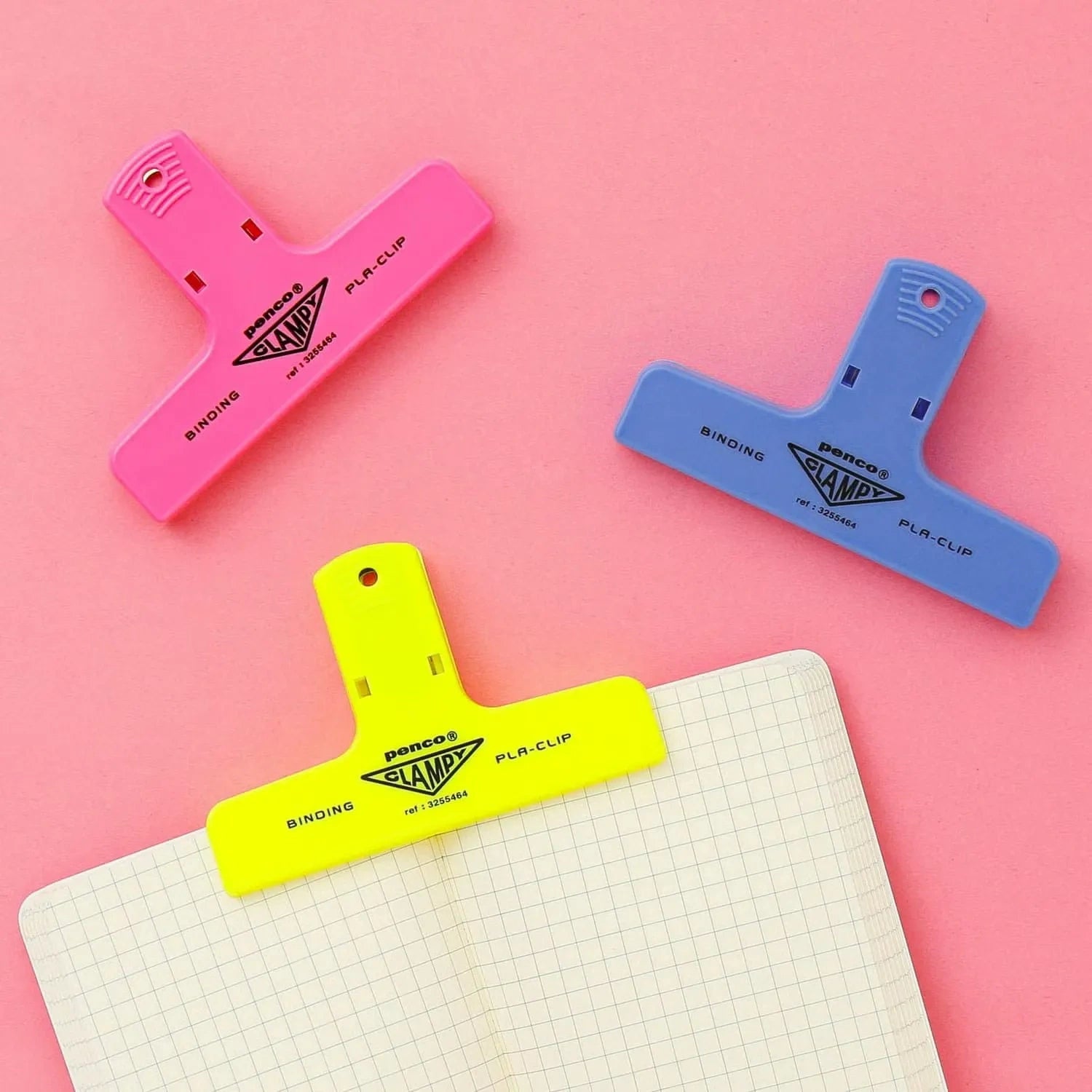 Hightide / Penco - CLAMPY Große Papierklammer • Ivory - ROSA ECK