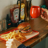 Hightide / Penco - Retro-Diner Tablett (M) • Red - ROSA ECK