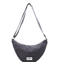 Hindbag - ANDREA Bananabag Jeans Grau - ROSA ECK - Denim gris, ,