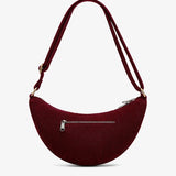 Hindbag - ANDREA Bauchtasche • Cord Bordeauxrot - ROSA ECK