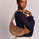 Hindbag - ANDREA Bauchtasche • Cord Macchiato - ROSA ECK