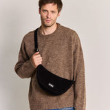 Hindbag - ANDREA Bauchtasche • Cord Schwarz - ROSA ECK