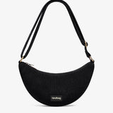 Hindbag - ANDREA Bauchtasche • Cord Schwarz - ROSA ECK