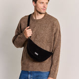 Hindbag - ANDREA Bauchtasche • Cord Schwarz - ROSA ECK