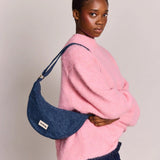 Hindbag - ANDREA Umhängetasche • Denim Dunkelblau - ROSA ECK