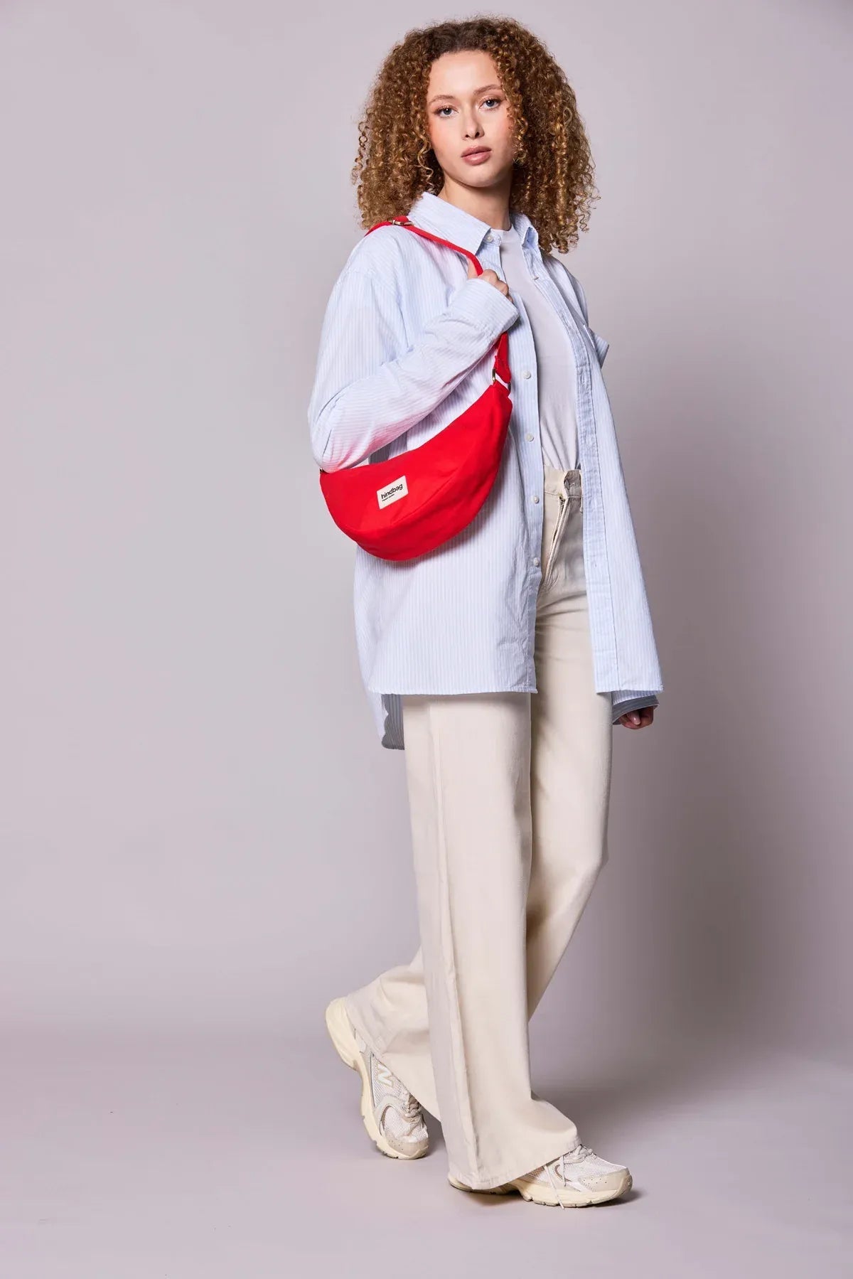 Hindbag - ANDREA Umhängetasche • Herz Karmin - ROSA ECK