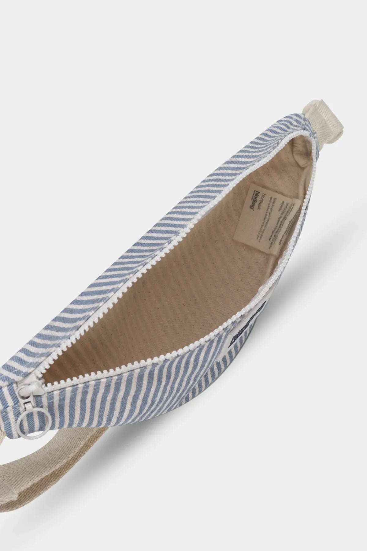 Hindbag - AUGUSTIN Kinder - Bauchtasche • Feine Streifen Blau - ROSA ECK