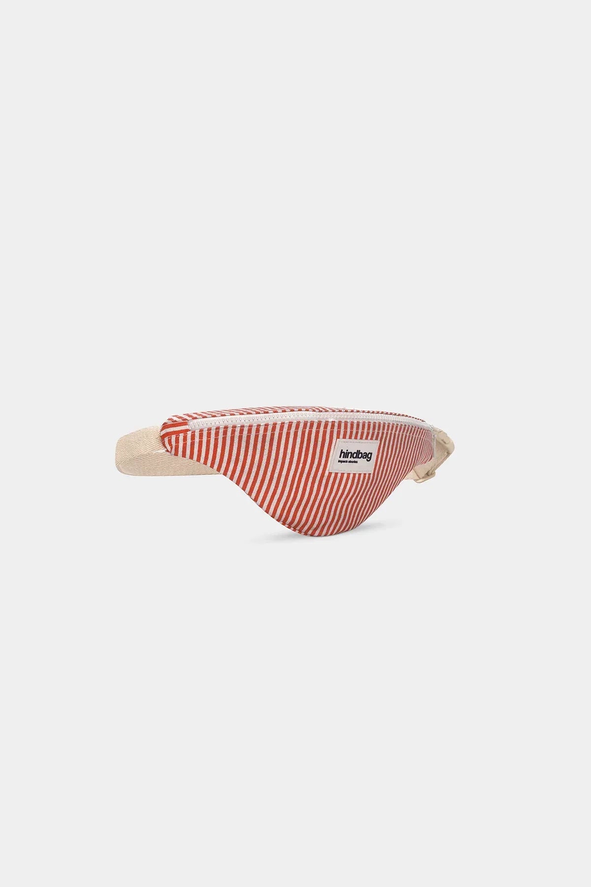 Hindbag - AUGUSTIN Kinder - Bauchtasche • Feine Streifen Rot - ROSA ECK