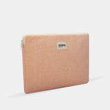Hindbag - AVA Laptophülle • Geflochten Koralle - ROSA ECK