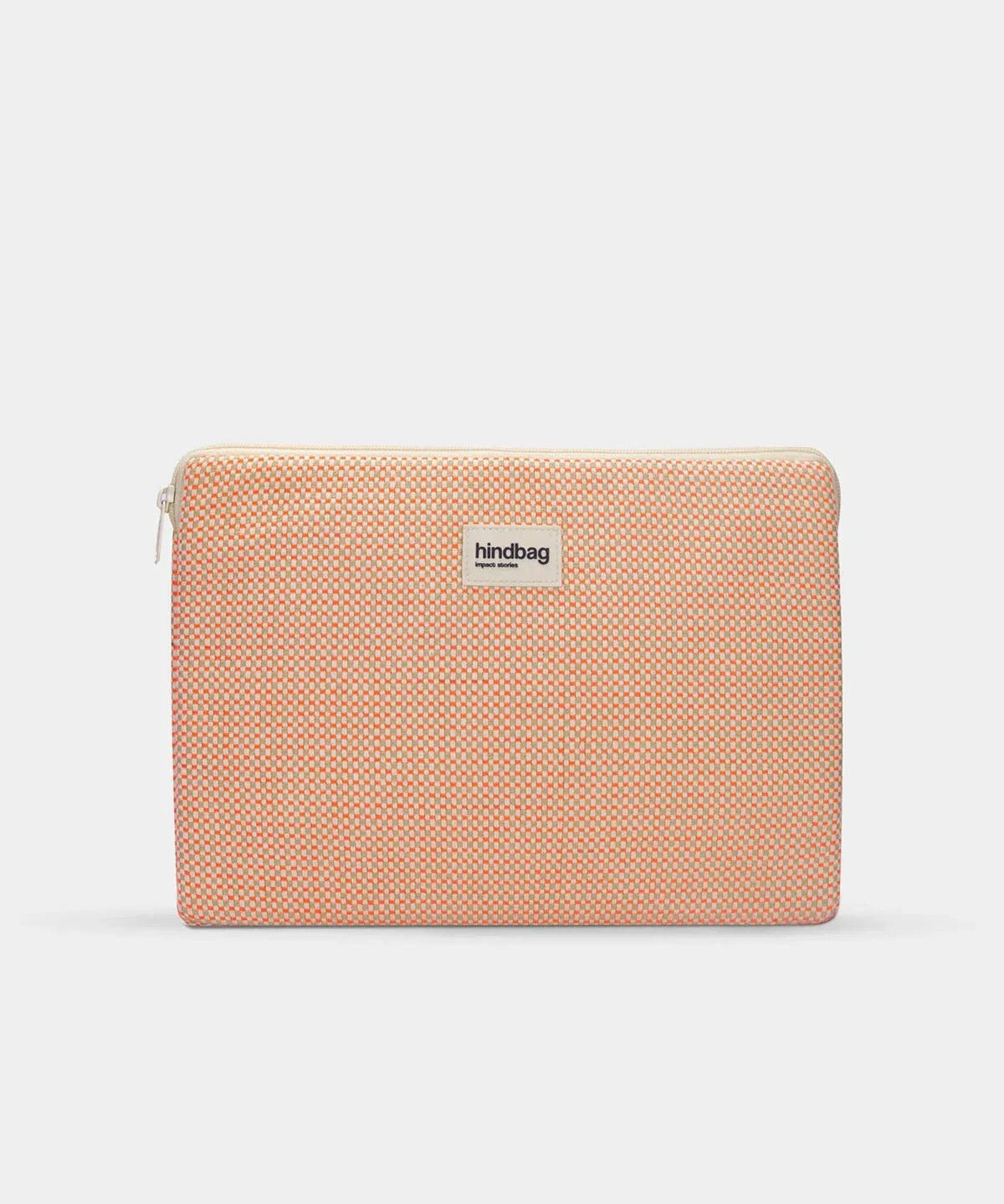 Hindbag - AVA Laptophülle • Geflochten Koralle - ROSA ECK