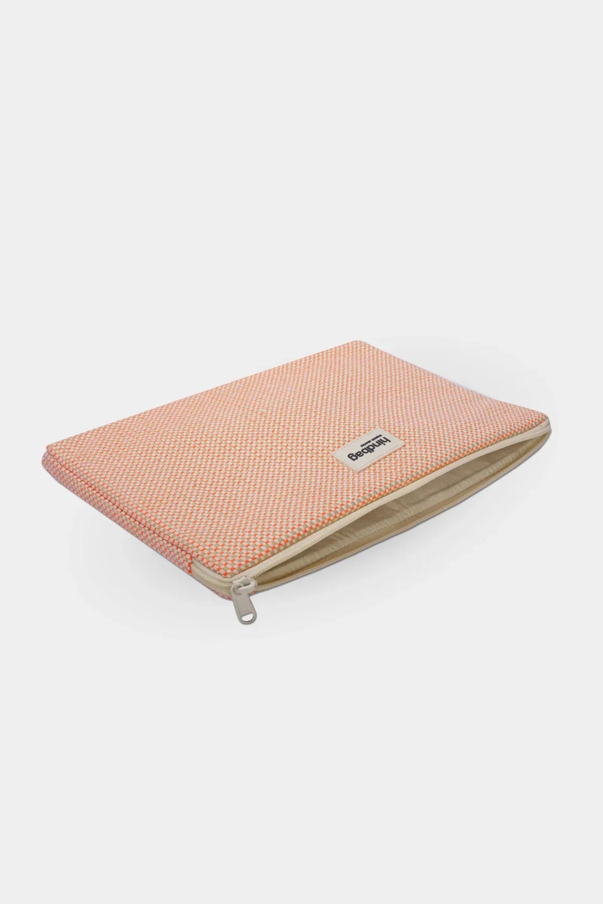 Hindbag - AVA Laptophülle • Geflochten Koralle - ROSA ECK