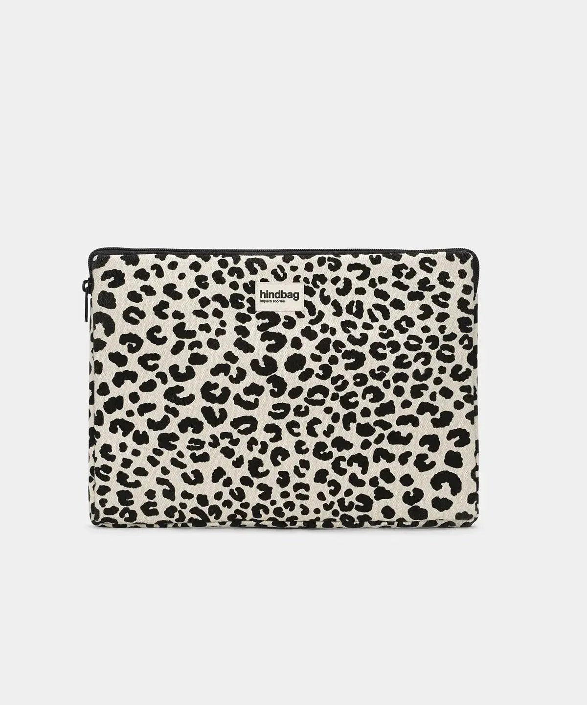 Hindbag - AVA S Laptoptasche S (13 Zoll) | Leopard Ecru - Laptoptasche - ROSA ECK Concept Store