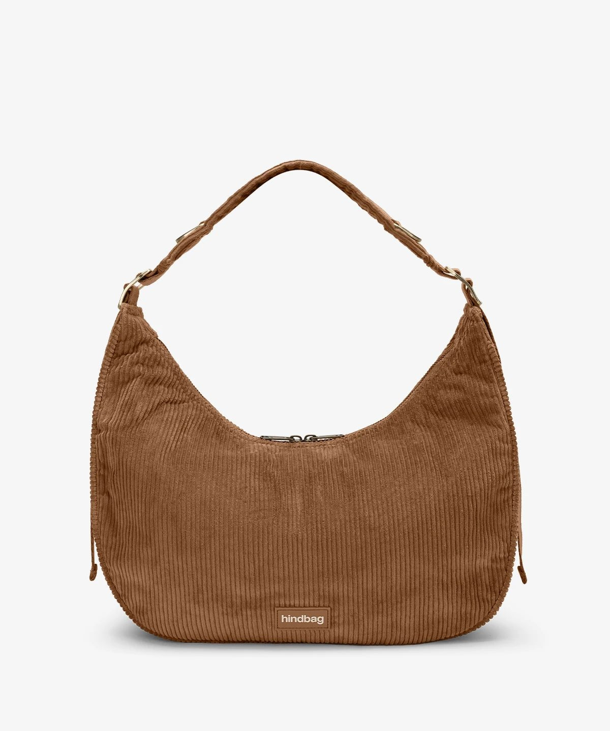 Hindbag - BIANCA Schultertasche • Cord Macchiato - ROSA ECK