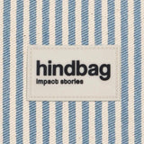 Hindbag - BILL Handytasche • Feine Streifen Blau - ROSA ECK