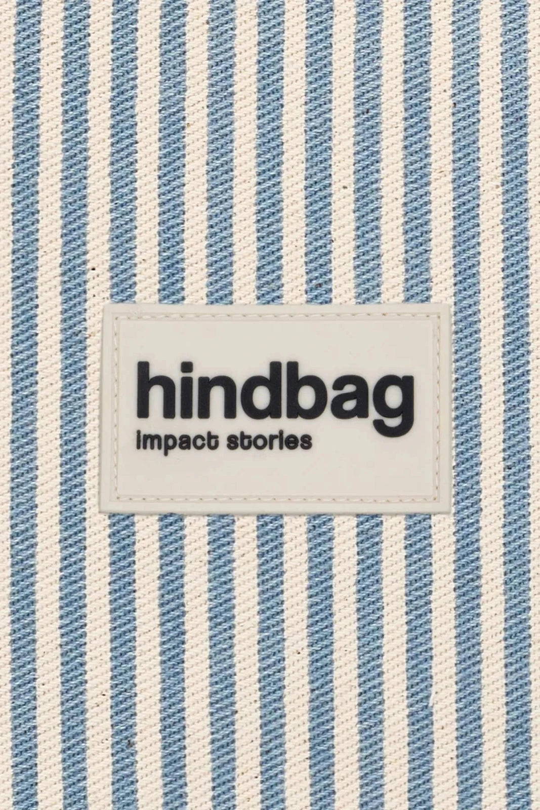 Hindbag - BILL Handytasche • Feine Streifen Blau - ROSA ECK