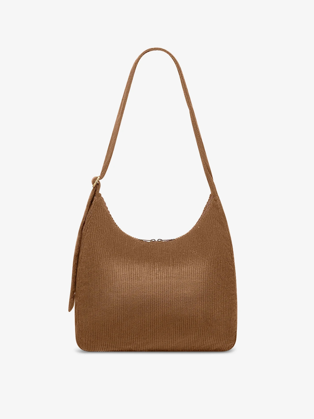 Hindbag - CLAIRE Hobo-Tasche • Cord Macchiato - ROSA ECK