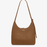 Hindbag - CLAIRE Hobo-Tasche • Cord Macchiato - ROSA ECK