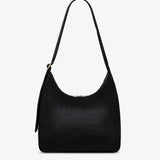 Hindbag - CLAIRE Hobo-Tasche • Cord Schwarz - ROSA ECK