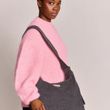 Hindbag - CLAIRE Hobo-Tasche • Denim Dunkelgrau - ROSA ECK