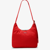 Hindbag - CLAIRE Hobo-Tasche • Karminrot - ROSA ECK
