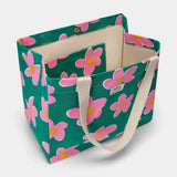 Hindbag - CLAUDE Einkaufstasche • Big Flowers - ROSA ECK