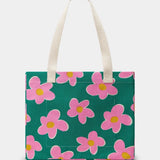Hindbag - CLAUDE Einkaufstasche • Big Flowers - ROSA ECK
