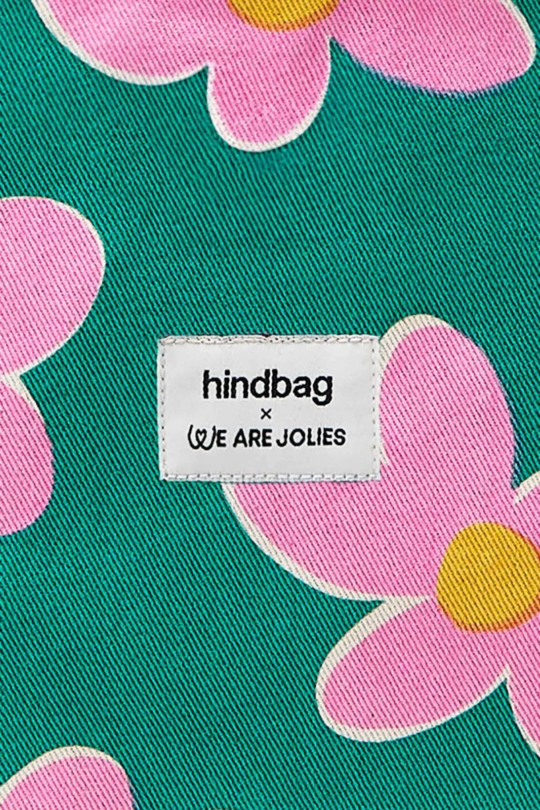 Hindbag - CLAUDE Einkaufstasche • Big Flowers - ROSA ECK