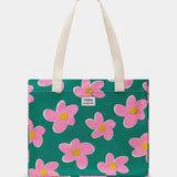 Hindbag - CLAUDE Einkaufstasche • Big Flowers - ROSA ECK