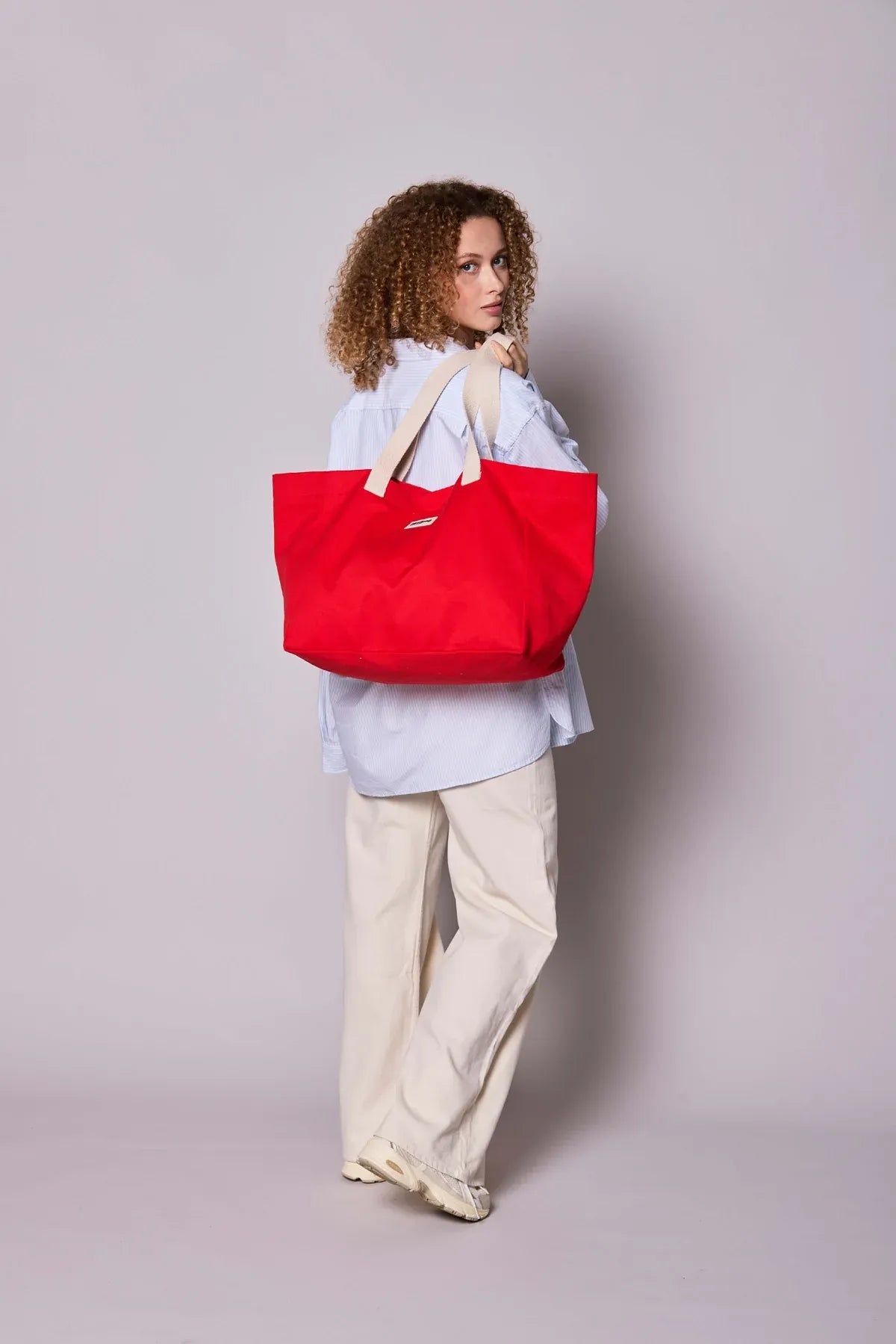 Hindbag - CLAUDE Einkaufstasche • Herz Karmin - ROSA ECK