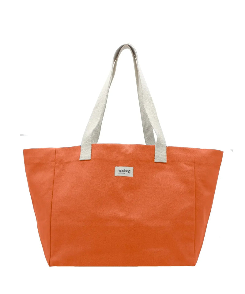 Hindbag - CLAUDE Einkaufstasche Orange - ROSA ECK - Holi orange, ,